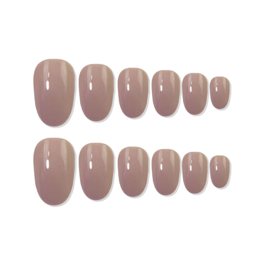shills professional reusable press on nails oval spn511