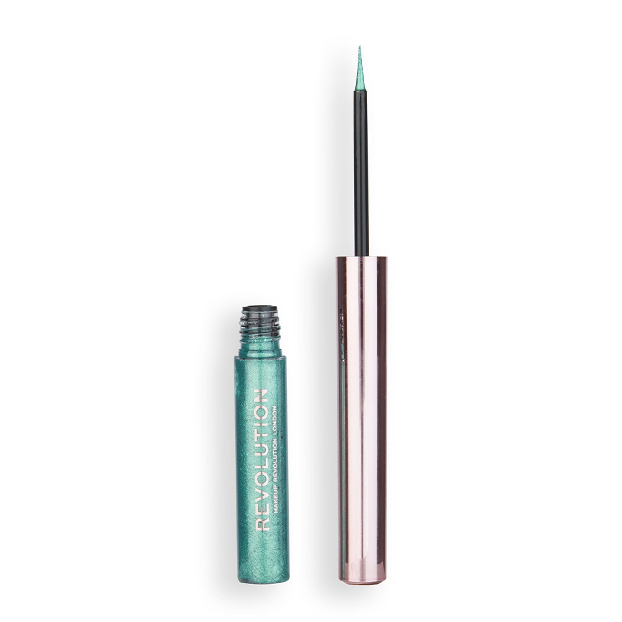 Makeup Revolution Ultimate Lights Chromatic Liner - Teal Bling - Distacart