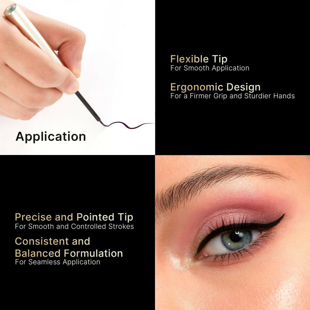 Swiss Beauty Select Here To Stay Liquid Liner, 3-Mood Brown