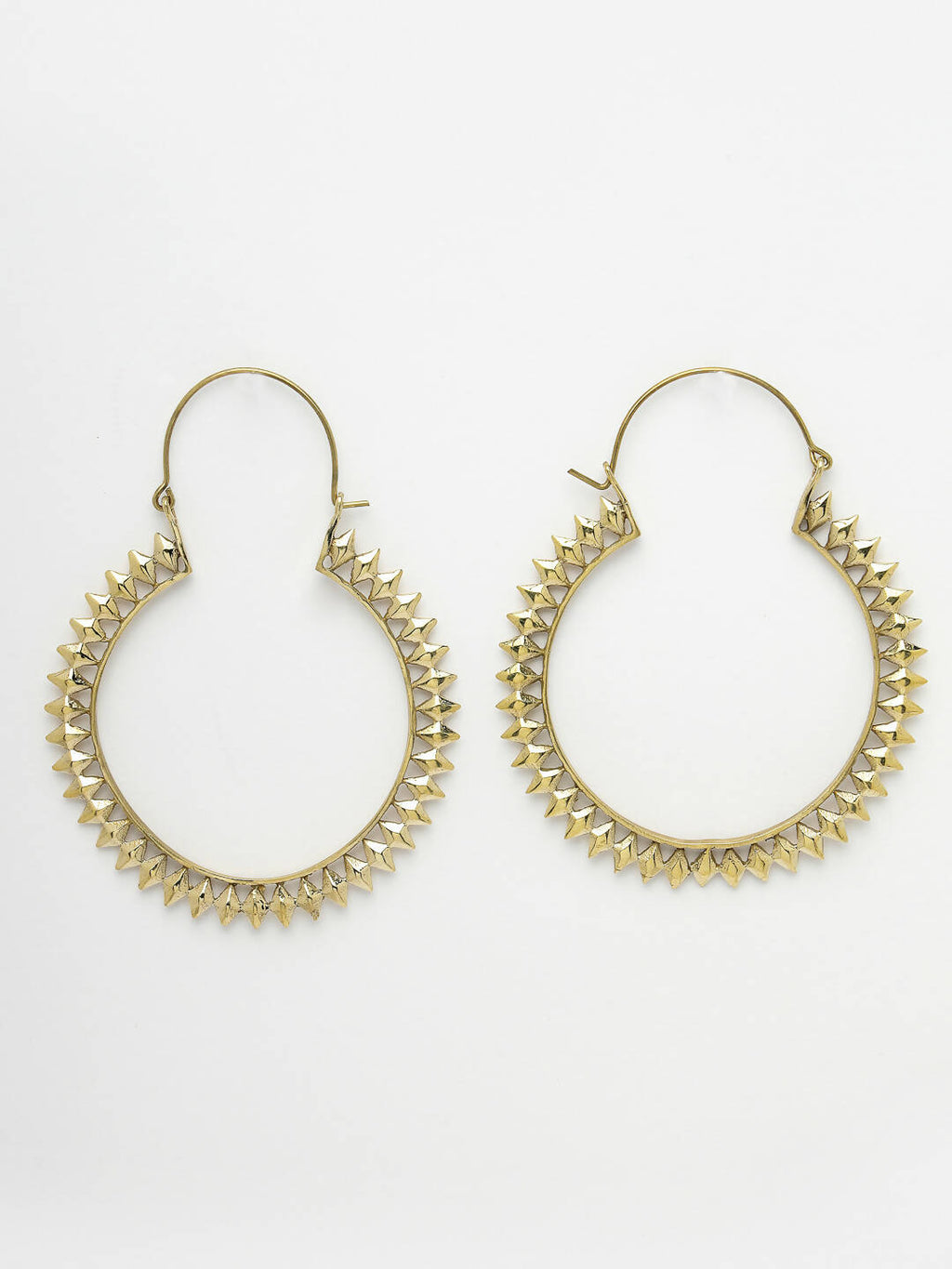 NVR Women Golden Full Circular Hoop Earrings - Distacart