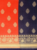 Saree Mall Ethnic Motifs Printed Half & Half Art Silk Sarees - Distacart