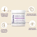 Sanfe Charcoal Detan Hair Removal Wax Powder