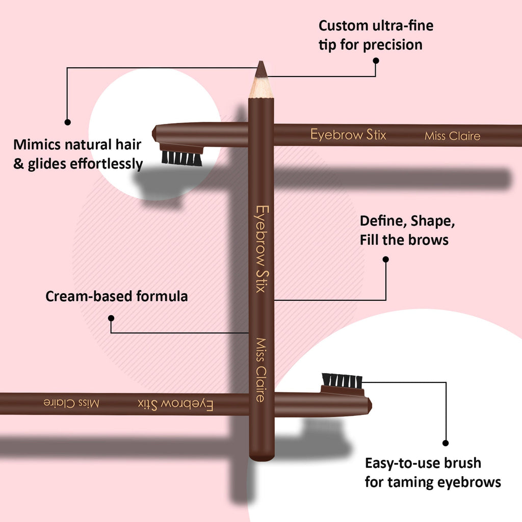 Miss Claire Eyebrow Stix - Brown