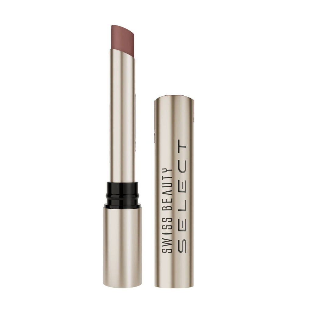 Swiss Beauty Select High On Shine Lipstick - Cocoa Charisma - Distacart