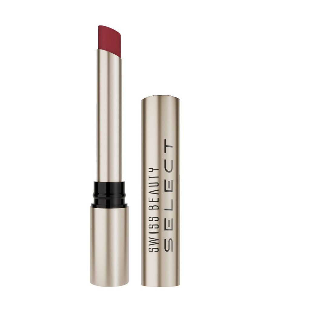 Swiss Beauty Select High On Shine Lipstick - Crimson Addict - Distacart