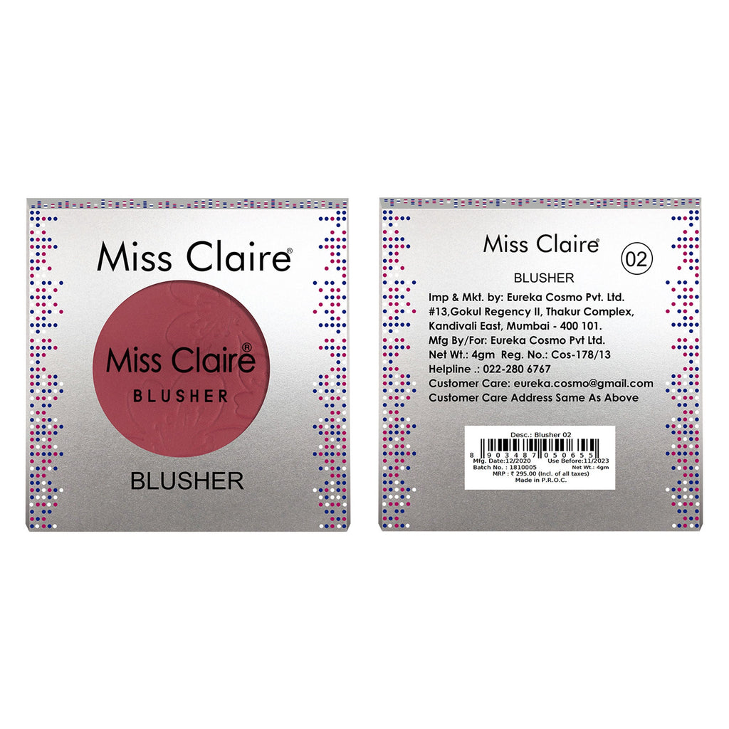 Miss Claire Round Blusher - 2 - Distacart