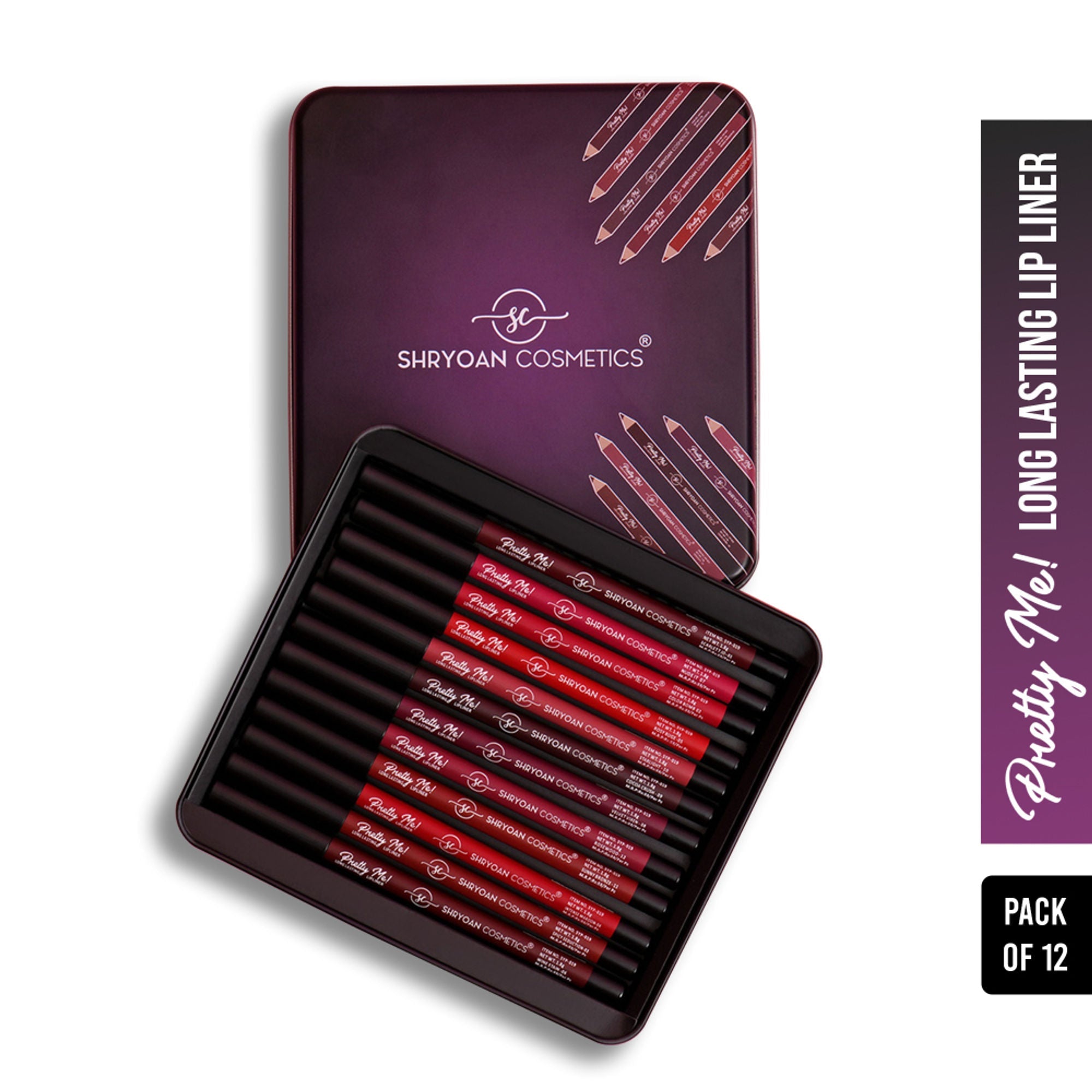 Shryoan Pretty Me Bold Lipliner (Set of 12)