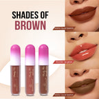 Shryoan Pretty Me! Liquid Matte Lipsticks & Lip Gloss - Brown