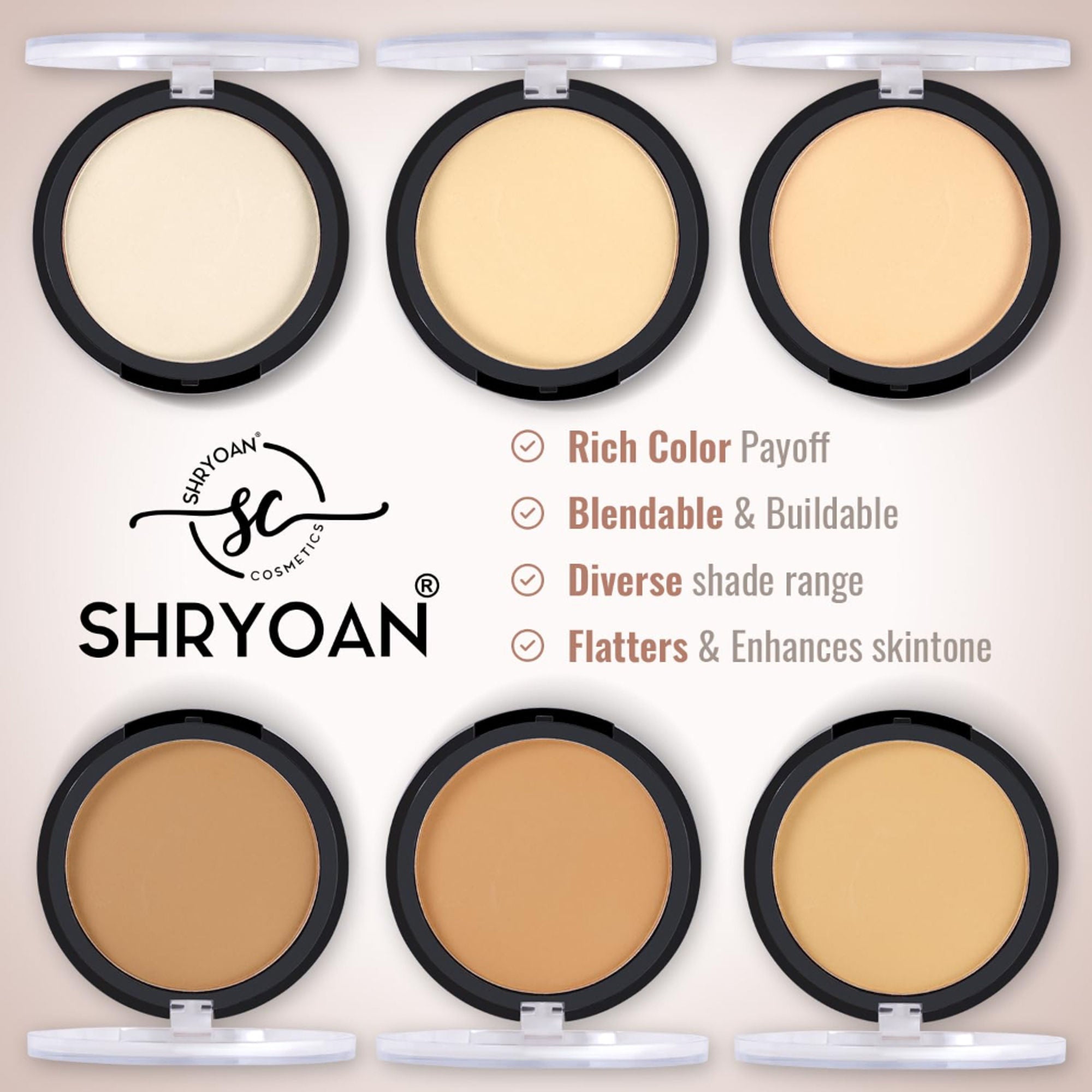 Shryoan Infinite Waterproof Compact Powder - 2 - Distacart
