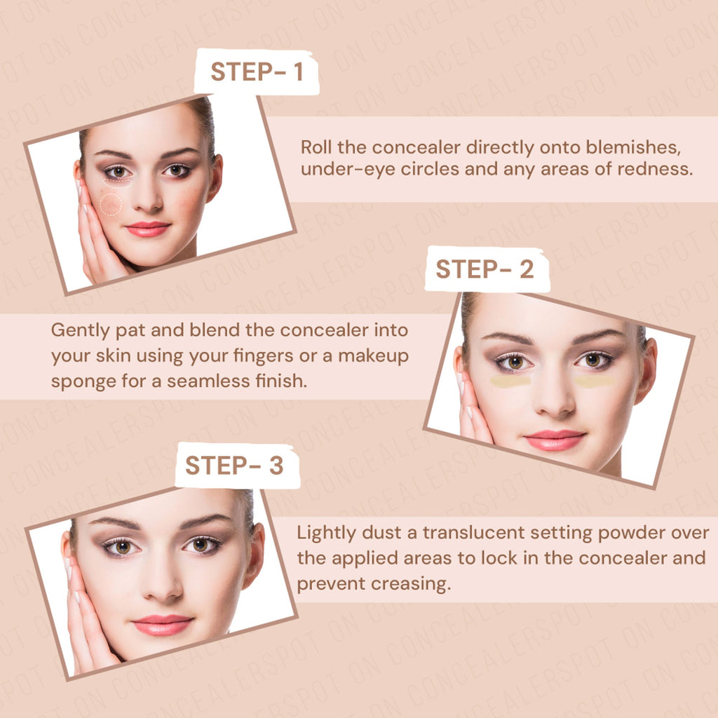 Shryoan Full Coverage and Lightweight Formula Spot on Concealer - 3 - Distacart