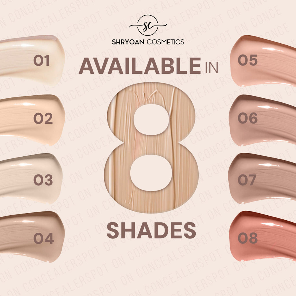 Shryoan Full Coverage and Lightweight Formula Spot on Concealer - 3 - Distacart