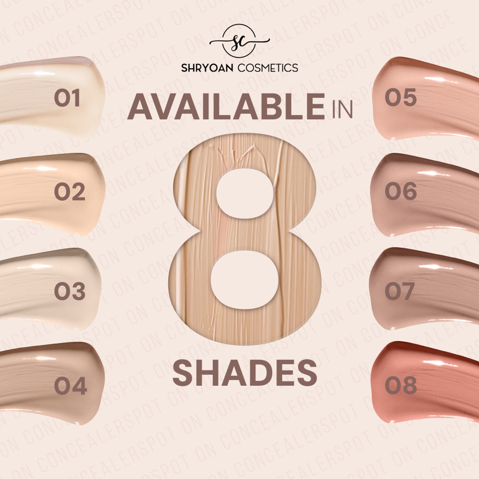 Shryoan Full Coverage and Lightweight Formula Spot on Concealer - 3 - Distacart
