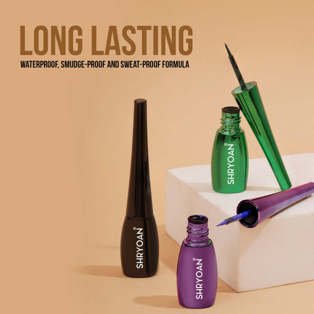 Shryoan Super Flow Eyeliner - Green - Distacart