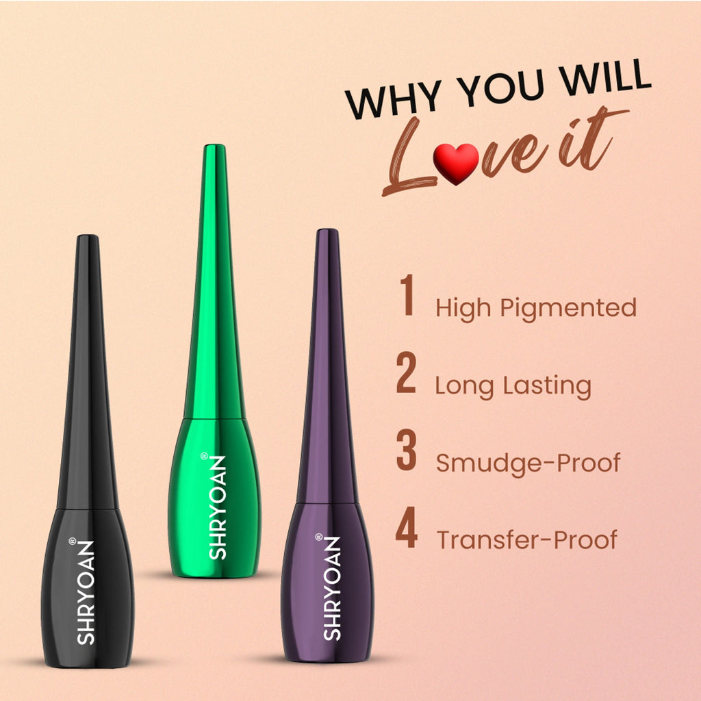 Shryoan Super Flow Eyeliner - Black - Distacart