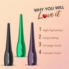 Shryoan Super Flow Eyeliner - Black - Distacart