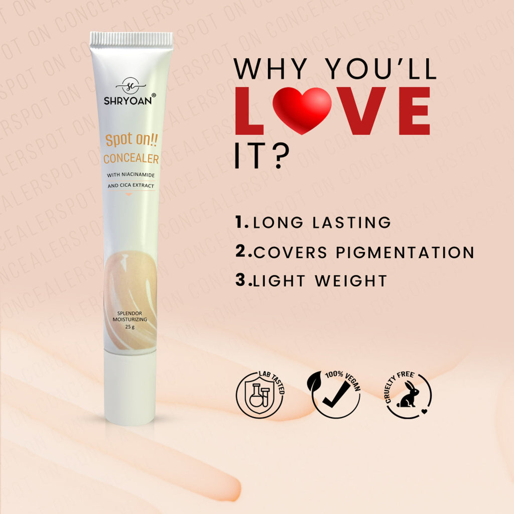 Shryoan Full Coverage and Lightweight Formula Spot on Concealer - 7 - Distacart