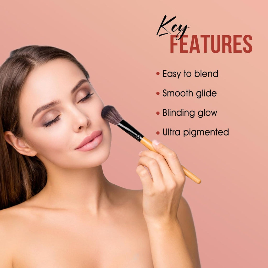 Shryoan Soft Touch Baked Shimmery Finish Highlighter & Blush Palette - 4