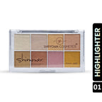 Shryoan Shimmer Highlighter Powder - Multicolored - 1