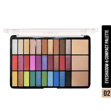 Shryoan Set of 30 Colorful Shimmer Eyeshadow & Compact - 1