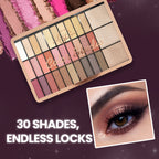 Shryoan Set of 30 Colorful Shimmer Eyeshadow & Compact - 1