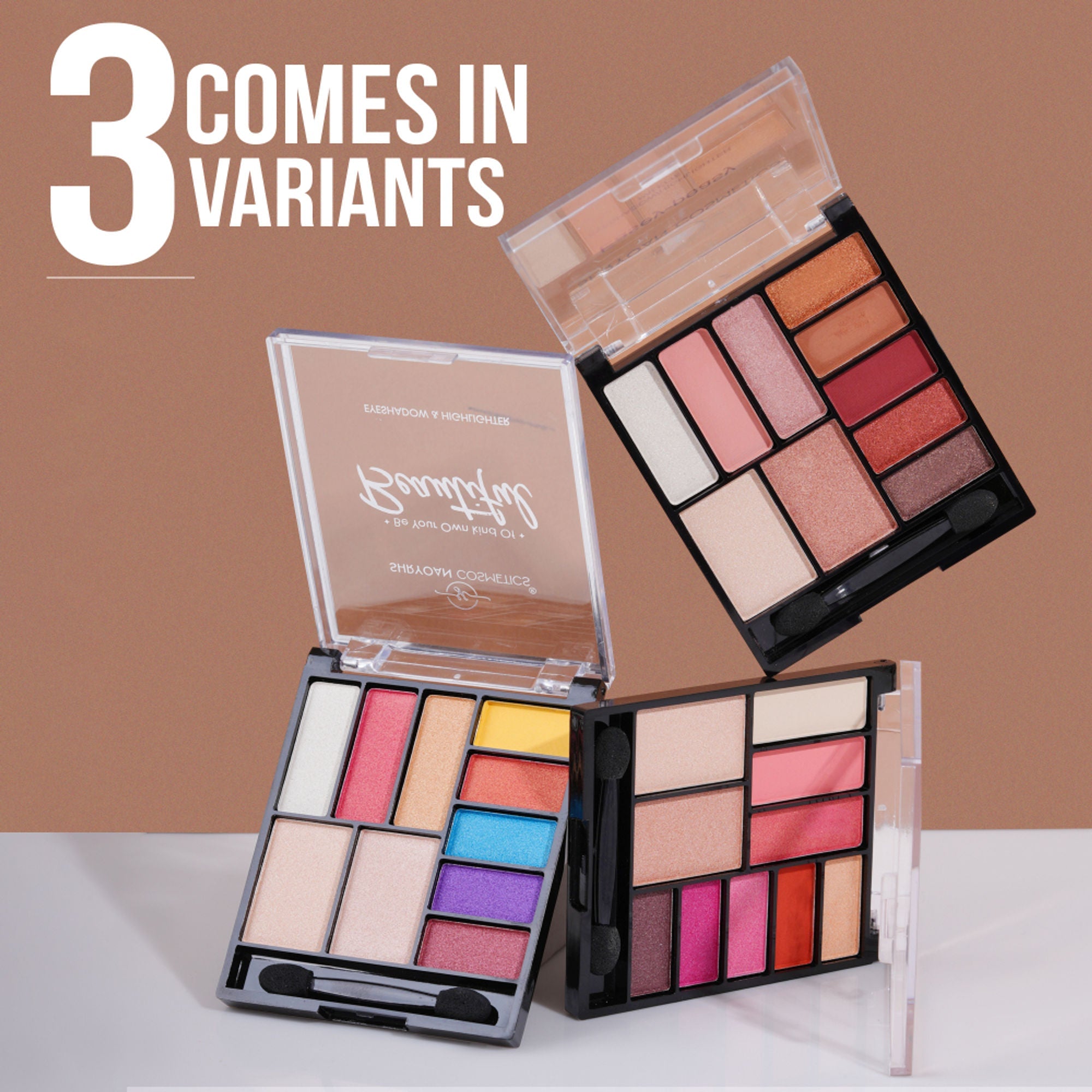 Shryoan Easey-Peasy Eyeshadow and Highlighter Palette - 1 - Distacart