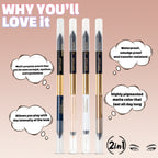 Shryoan Shimmery Dual Kajal with Sharpener - Black-Brown - Black-blue - Distacart