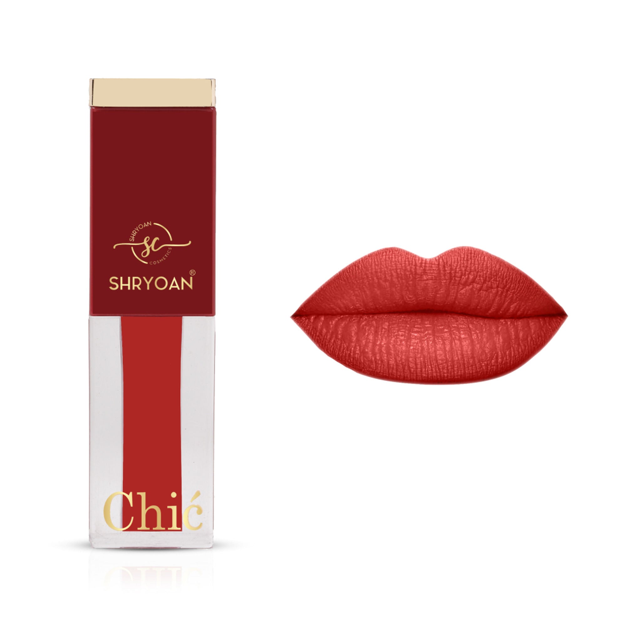 Shryoan Chic Velvet Matte Liquid Lipstick - Fire Lily-04
