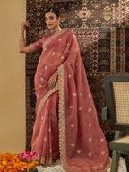kasee Embellished Zardozi Silk Blend Saree