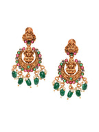 Saraf RS Jewellery Gold-Plated Stone-Studded Jewellery Set - Distacart