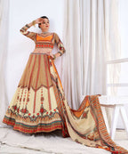 Wedding Designer Offwhite Chinon Lehengha Choli - Anbazaar - Distacart