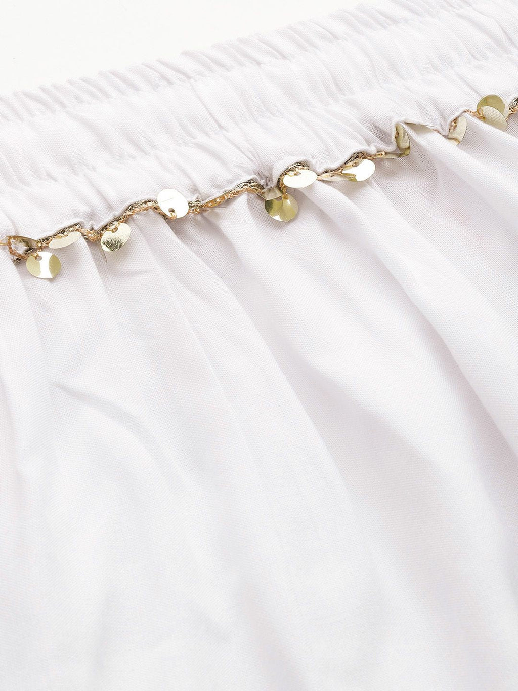 TAG 7 Women White Solid Flared Palazzos