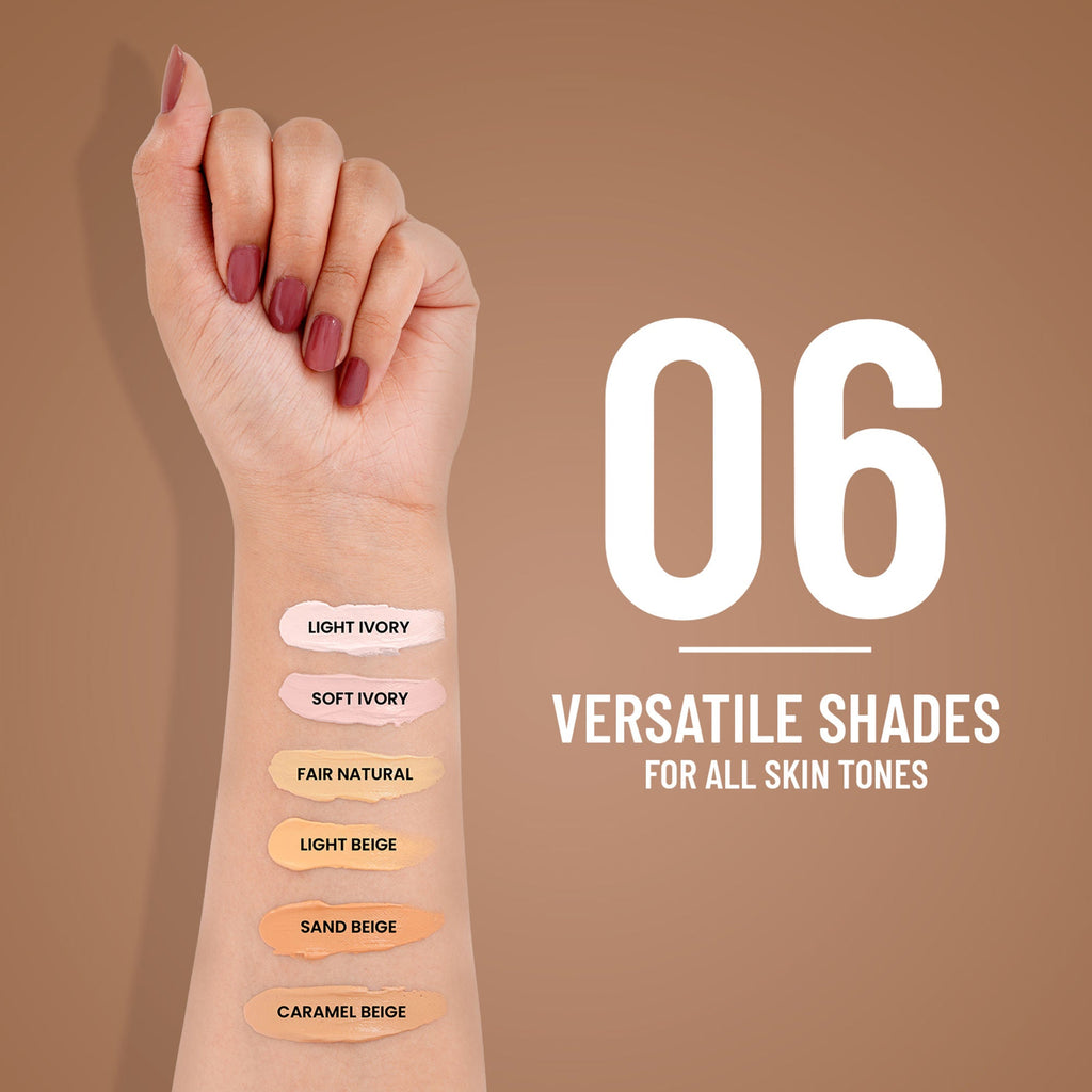 Swiss Beauty All-In-One CC Cream Cover Correct & Conceal - 01 Light Ivory - Distacart