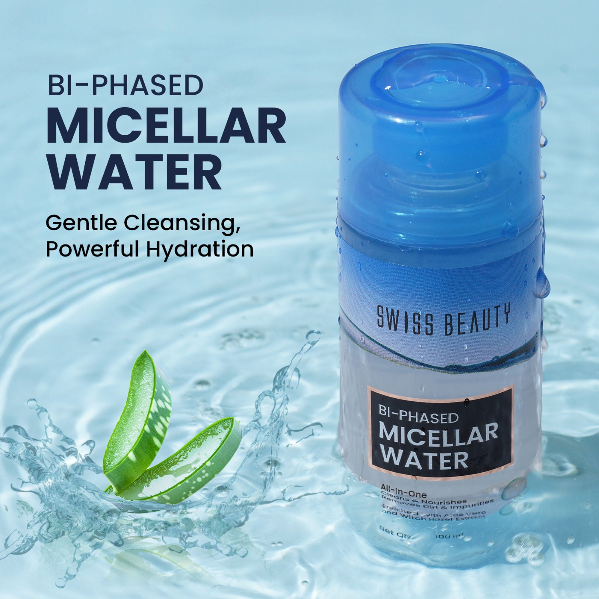 Swiss Beauty Bi-Phased Micellar Cleansing Water - Distacart