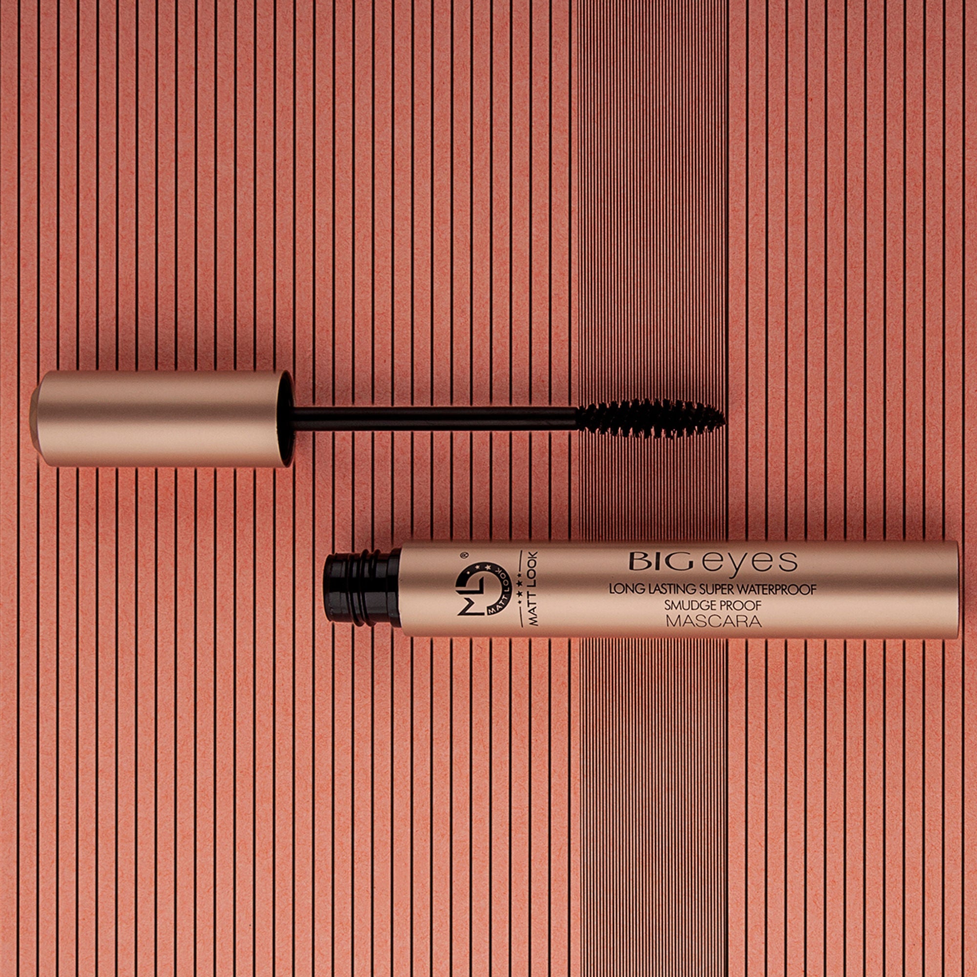 Matt Look Big Eyes Long Lasting Super Waterproof Smudge Proof Mascara - Black