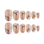 shills professional reusable press on nails oval spn691
