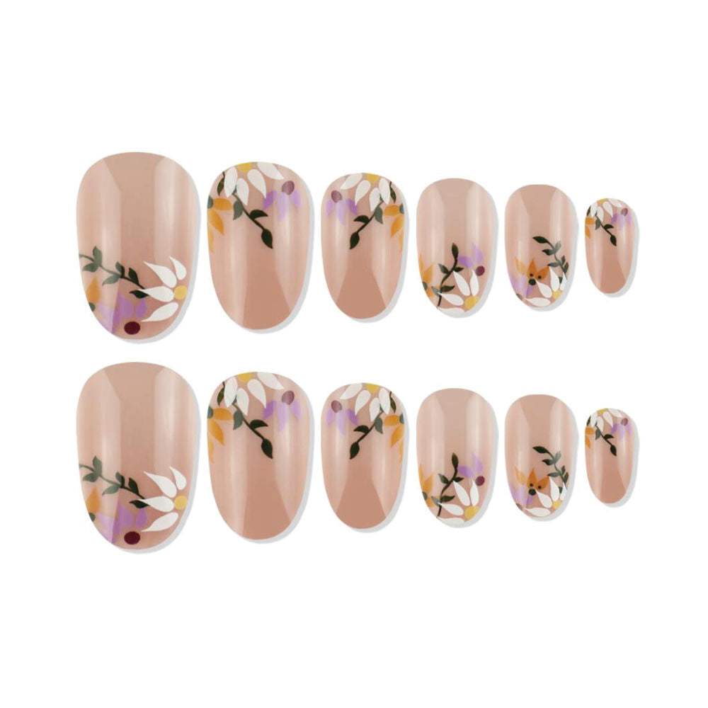 shills professional reusable press on nails oval spn691