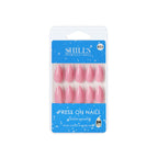 shills professional reusable press on nails almond spn653