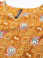 HERE&NOW Floral Printed Regular Kurta with Palazzos