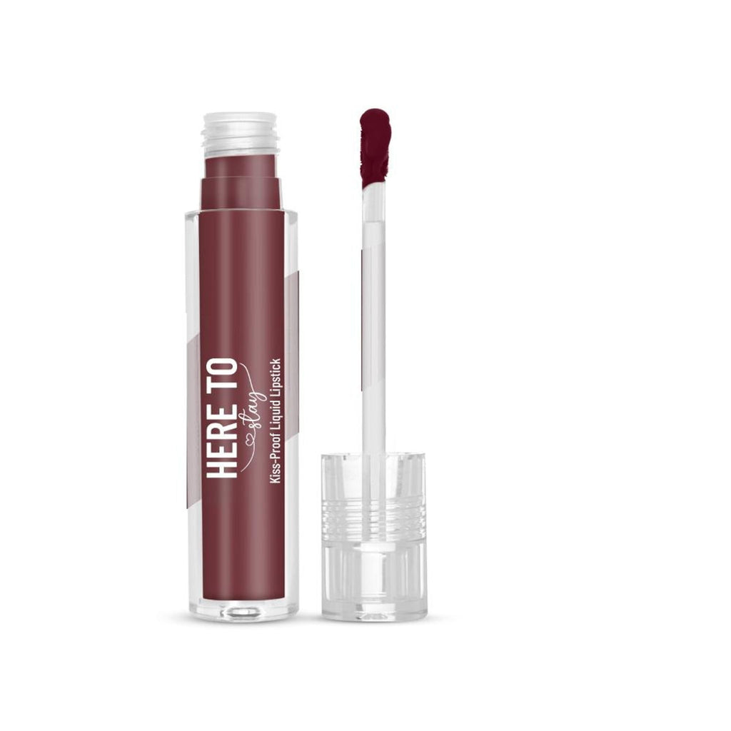 Swiss Beauty Select Here To Stay Kiss Proof Liquid Matte Lipstick With Vitamin E - 18 Molten Mocha - Distacart