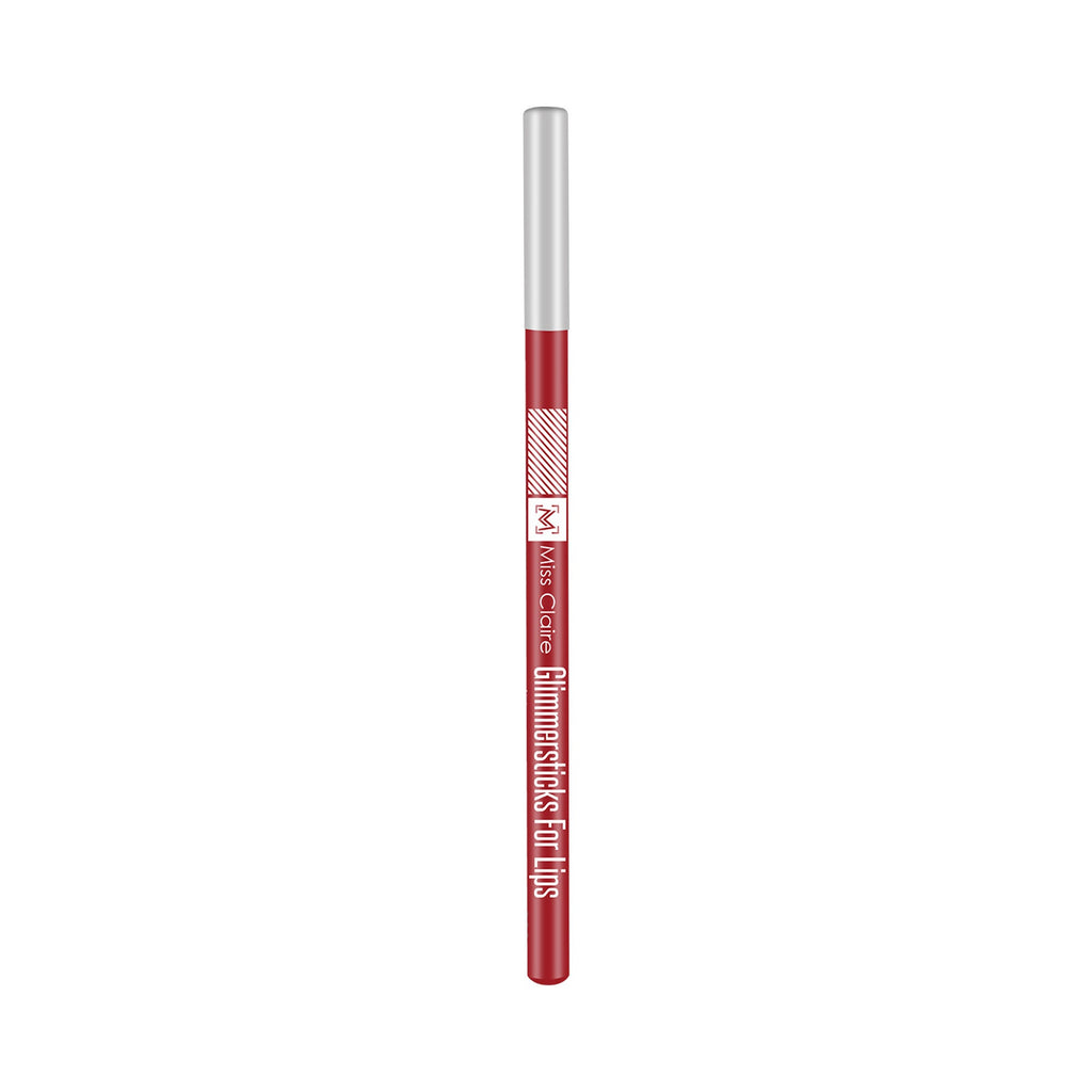 Miss Claire Glimmersticks For Lips - Warm Red L-38
