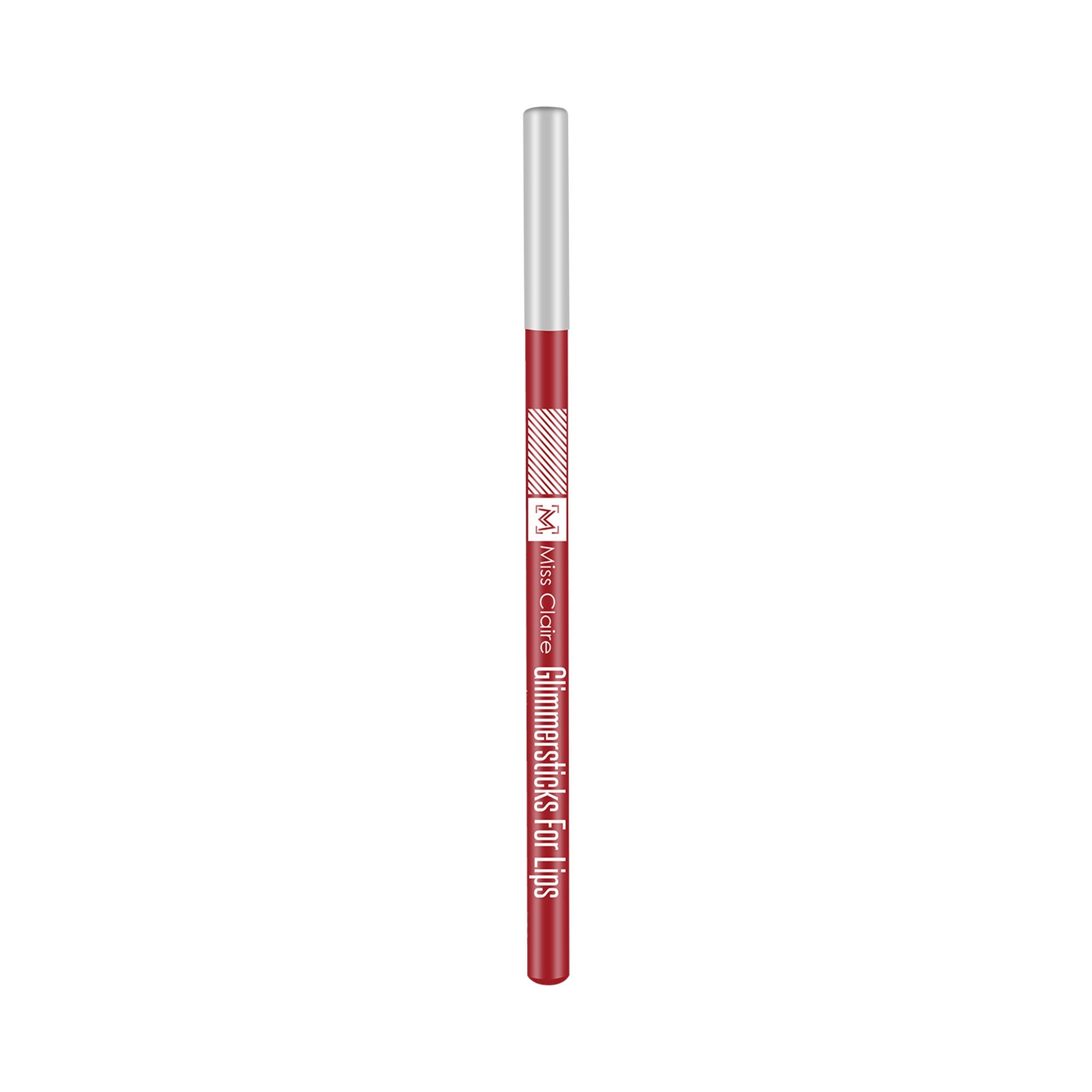 Miss Claire Glimmersticks For Lips - Warm Red L-38