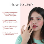 Nourish Mantra Lip Cheek & Eye Tint for Long-lasting Color with Rich Pigment