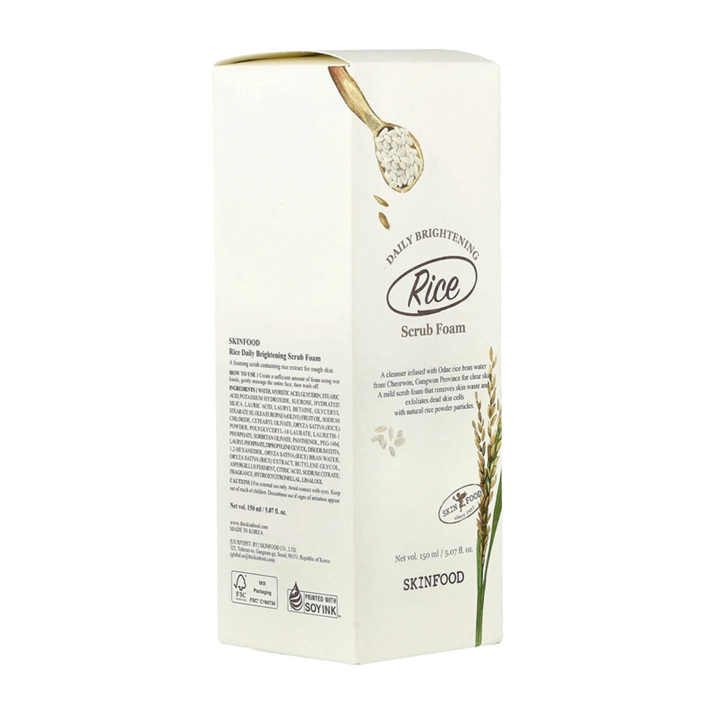 Skinfood Rice Daily Brightening Cleansing Foam
