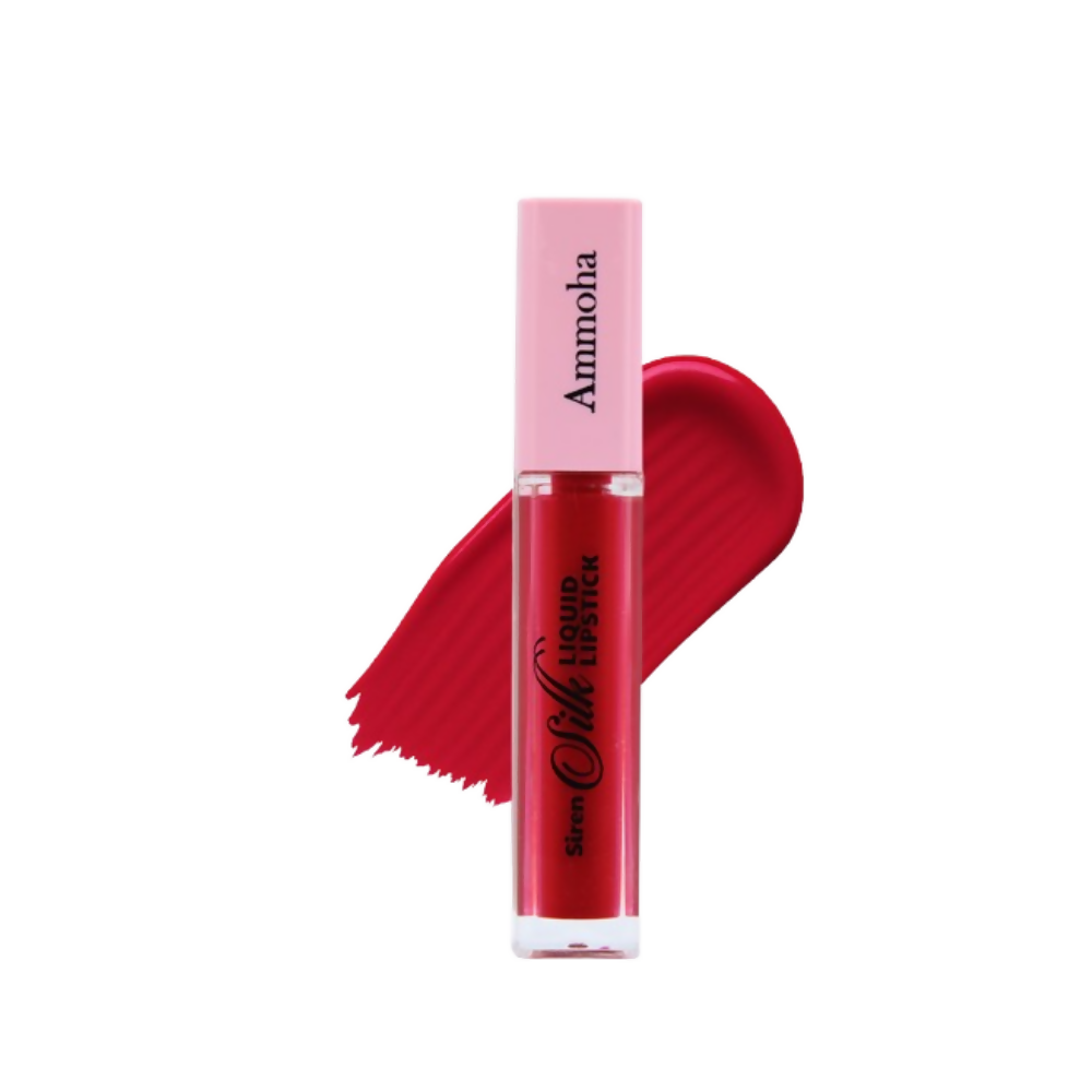 Ammoha Cosmetics Long-Lasting, Matte-Finished Happy Hibiscus Color Liquid Lipstick