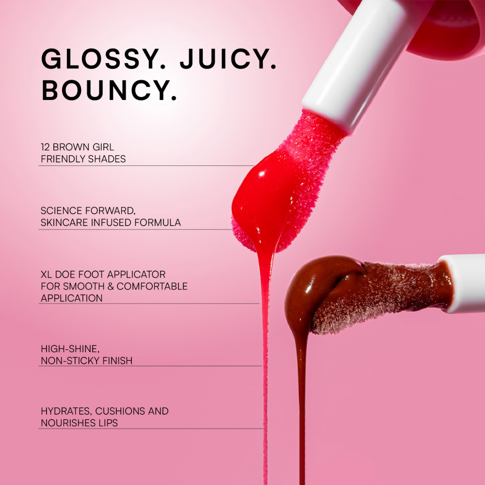Gush Beauty Balmy Glossy Tinted Lip Oil - Soft Peach