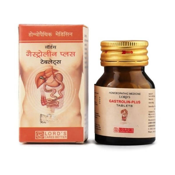 Lord's Homeopathy Gastrolin-Plus Tablets - Distacart
