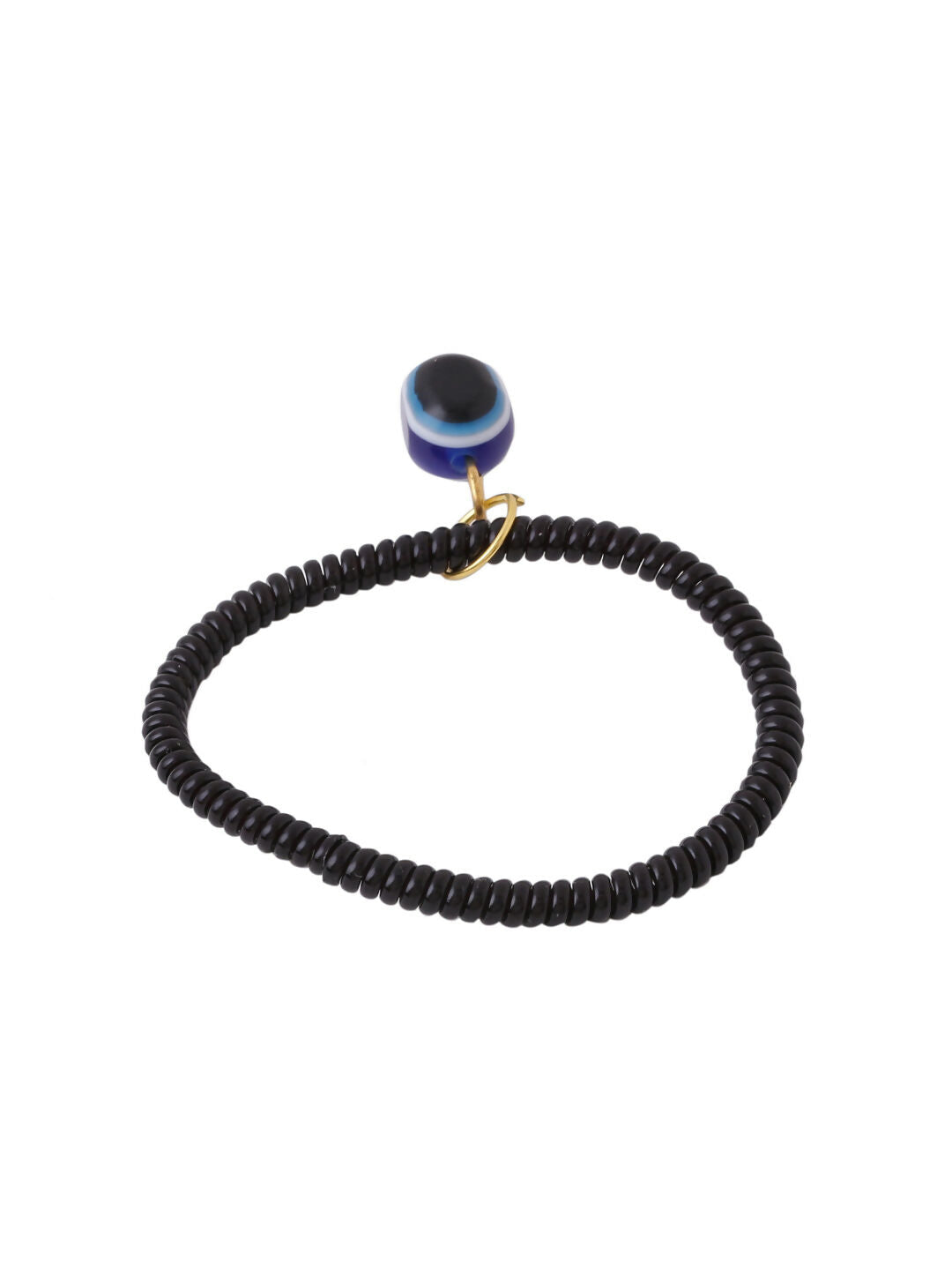 NVR Women Black Evil Eye Adjustable Bracelet - Distacart