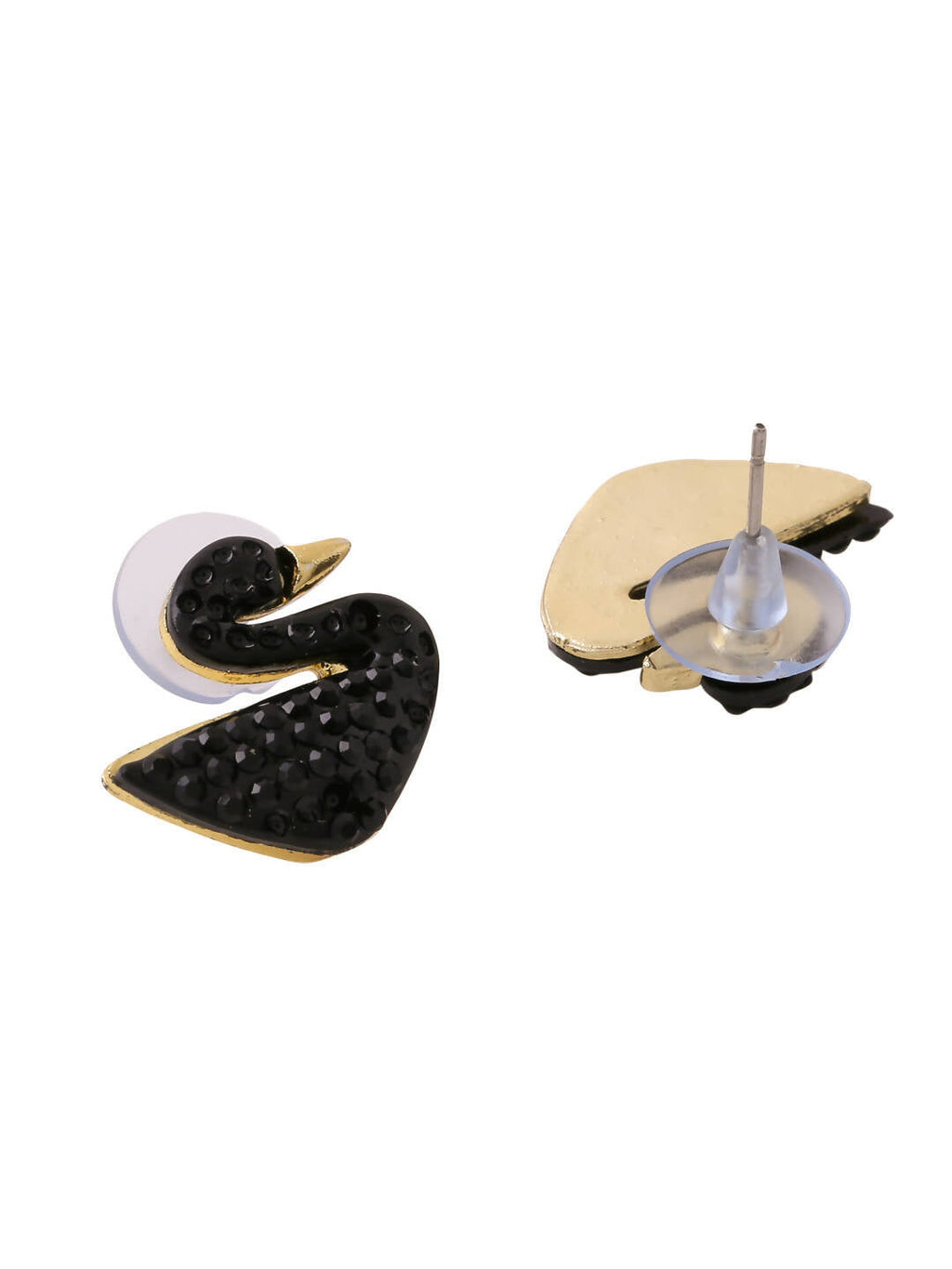 NVR Women Black Cz Studded Studs Earrings - Distacart