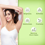 VI-JOHN Feather Touch Cucumber & Aloevera Hair Removal Cream for Women for Sensitive Skin Suitable for Legs, Underarms, Bikini Line, Arms - Distacart
