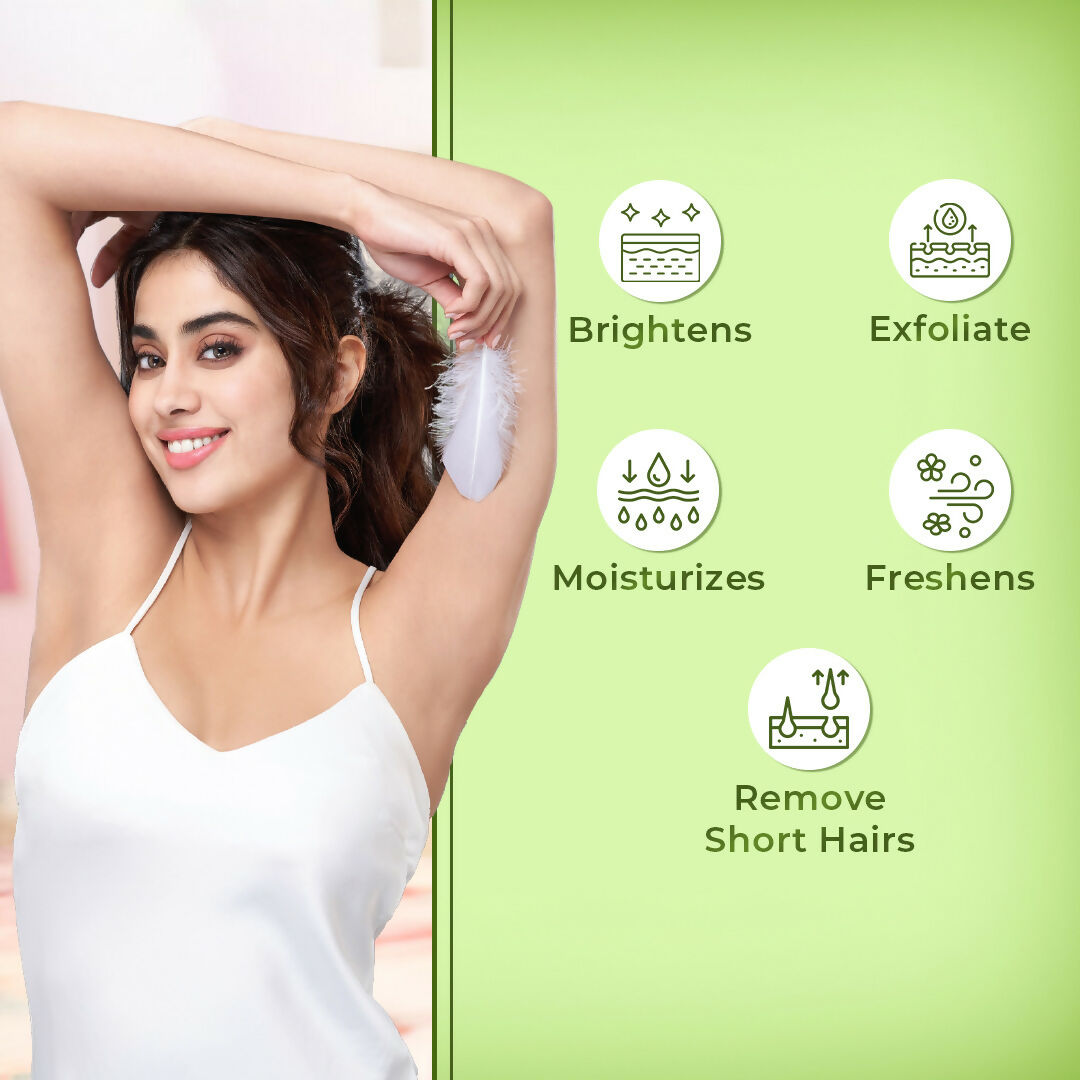 VI-JOHN Feather Touch Cucumber & Aloevera Hair Removal Cream for Women for Sensitive Skin Suitable for Legs, Underarms, Bikini Line, Arms - Distacart